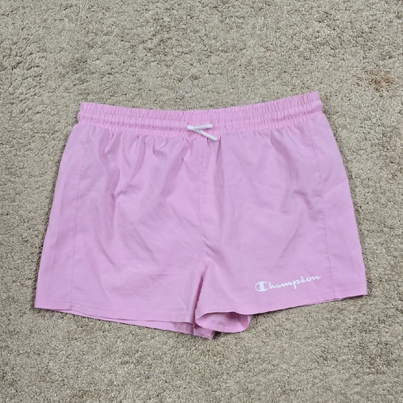Champion Other - Champion Pink Athletic Shorts Lightweight Elastic Waist